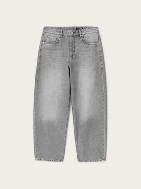 ALLSAINTS CURVE BARREL LEG DENIM JEANS