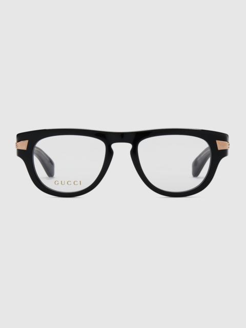 Oval optical frame