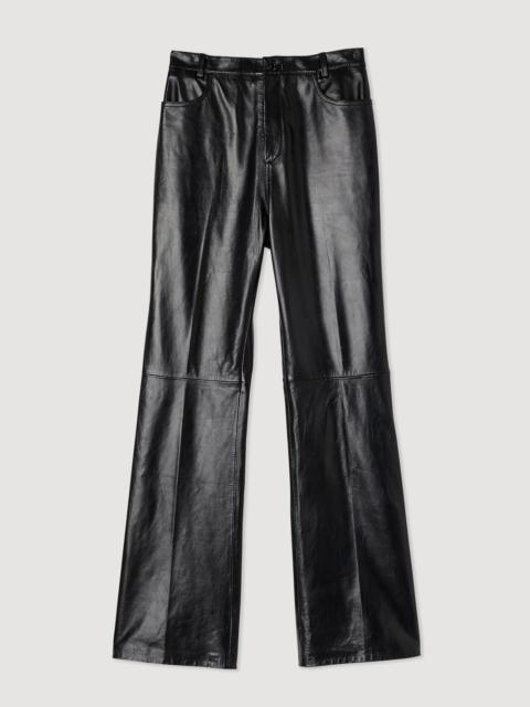 Sandro Leather pants