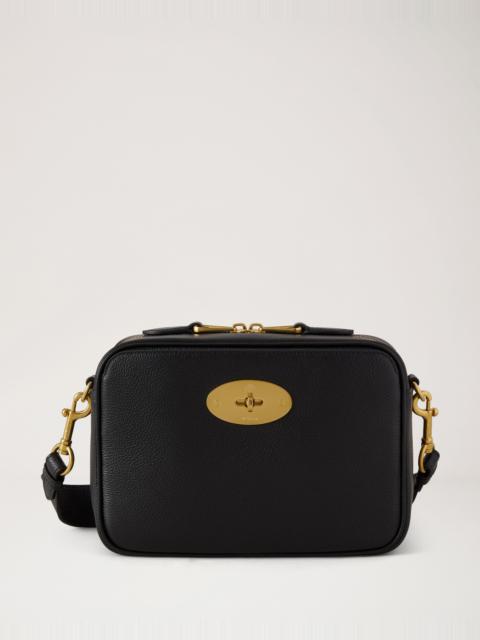 Mulberry Darley Camera Bag Black Small Classic Grain
