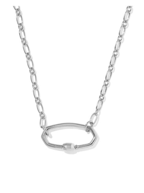 KENDRA SCOTT Large Bristol Sterling Silver Necklace