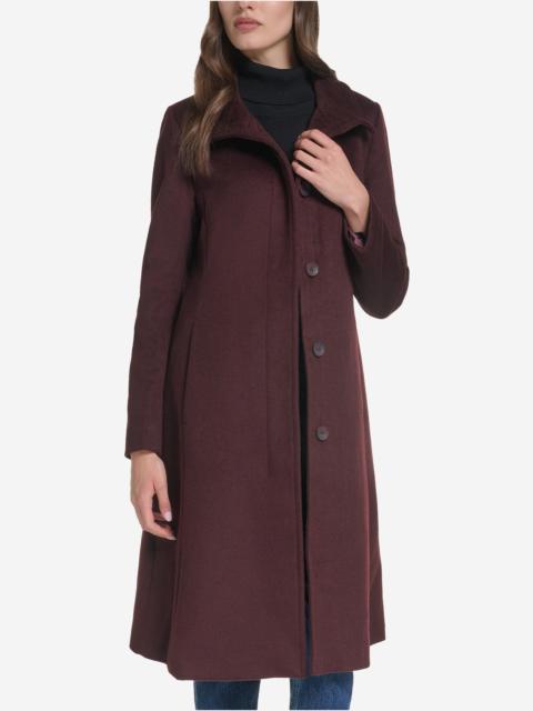 COLE HAAN Women's Stand Collar Wool Coat