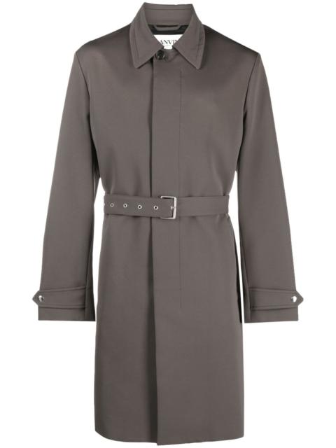 belted trench coat