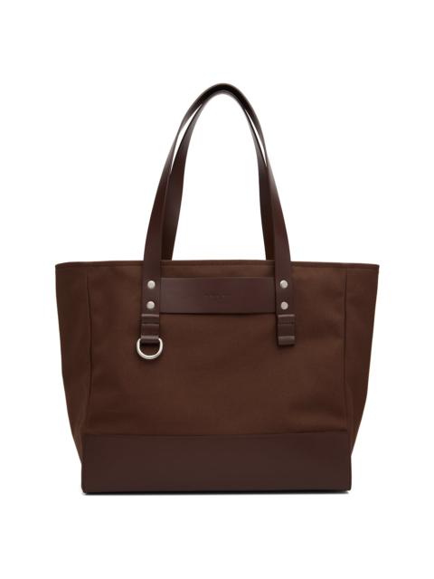 Marni Brown Canvas Tote