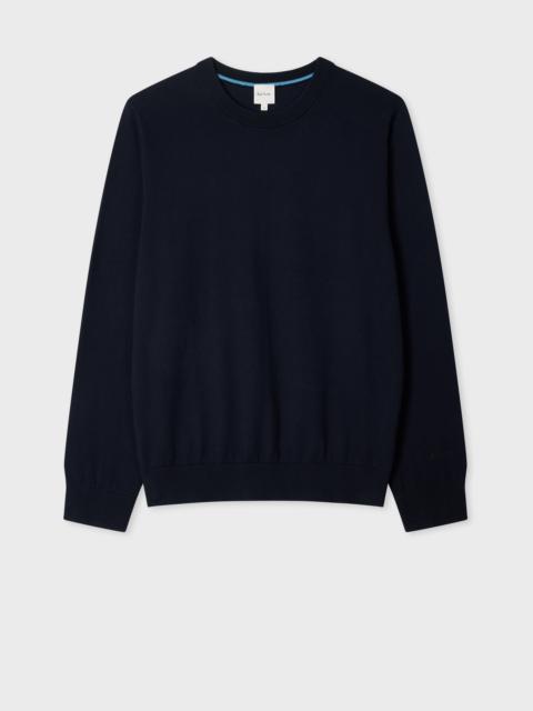 Paul Smith Navy Organic Cotton Knitted Sweater