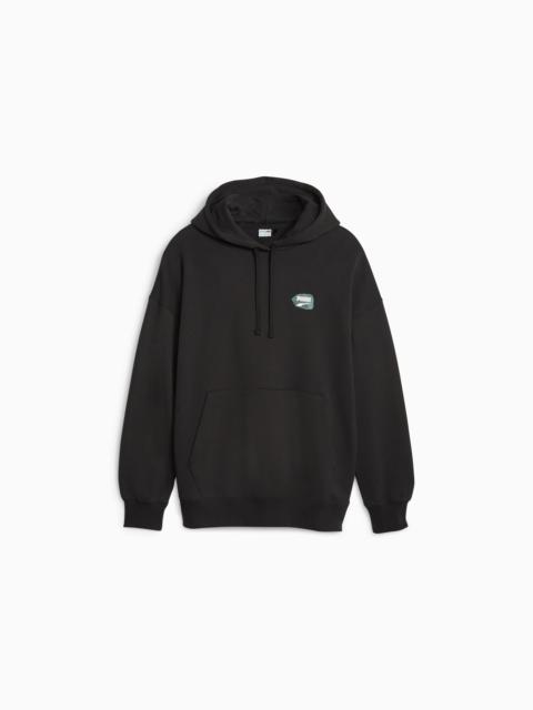 DOWNTOWN Women's Oversized Graphic Hoodie