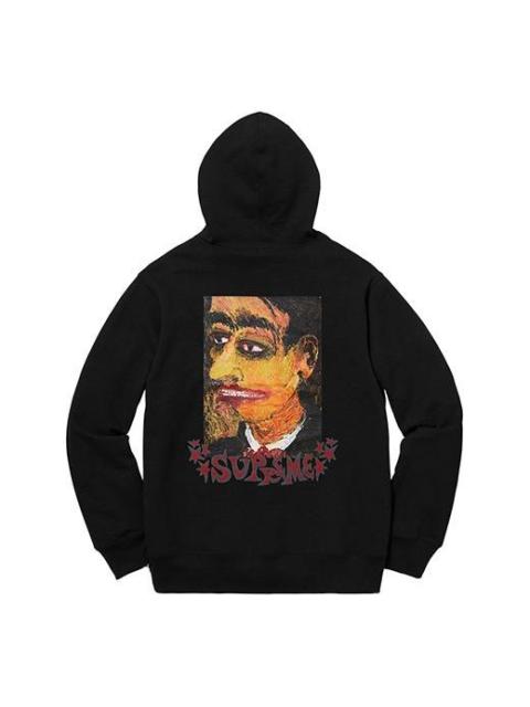 Supreme FW18 Portrait Hooded Sweatshirt Black SUP-FW18-480