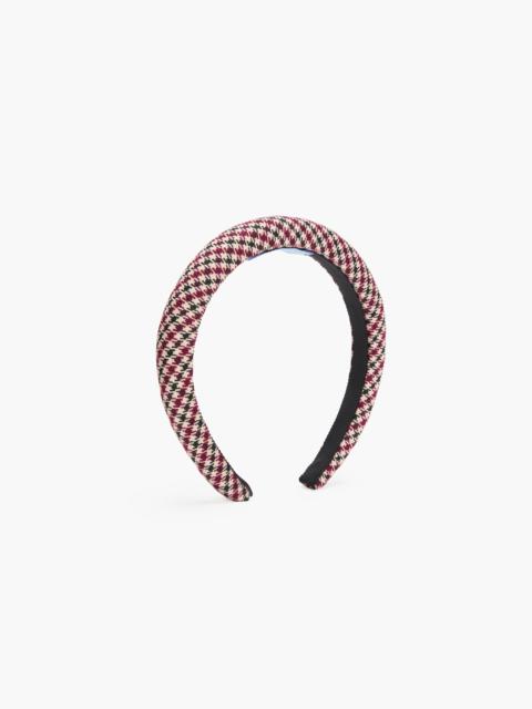 Hill House Home The Cleo Headband - Burgundy Holmes Houndstooth