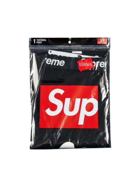 Supreme Supreme x Hanes Bones Thermal Pant (1 Pack) 'Black'