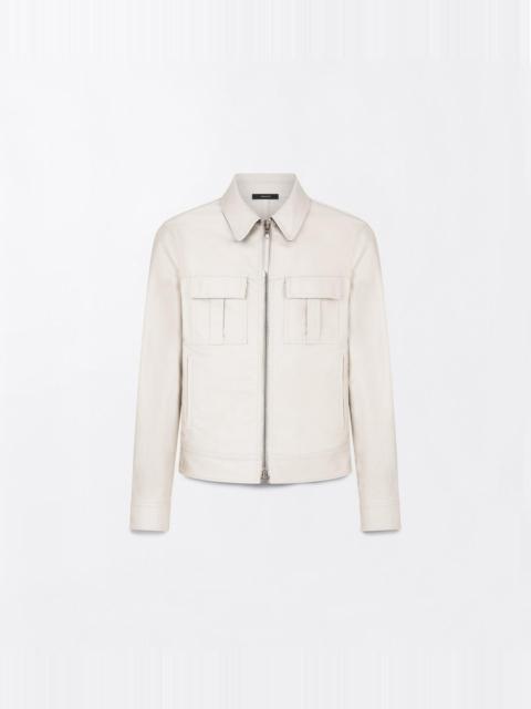 TOM FORD COTTON SATIN BLOUSON