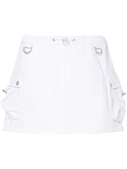 COPERNI denim cargo mini skirt