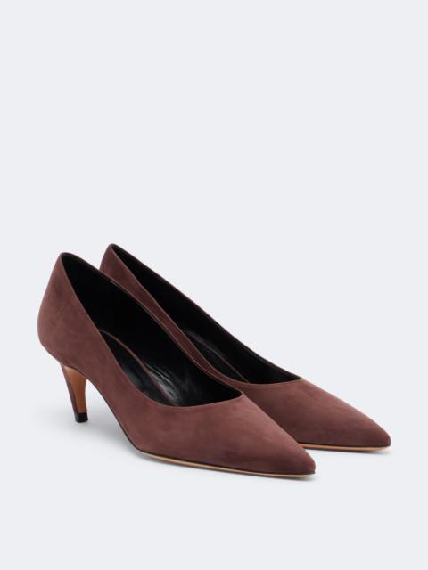 JUDE Blade suede pumps