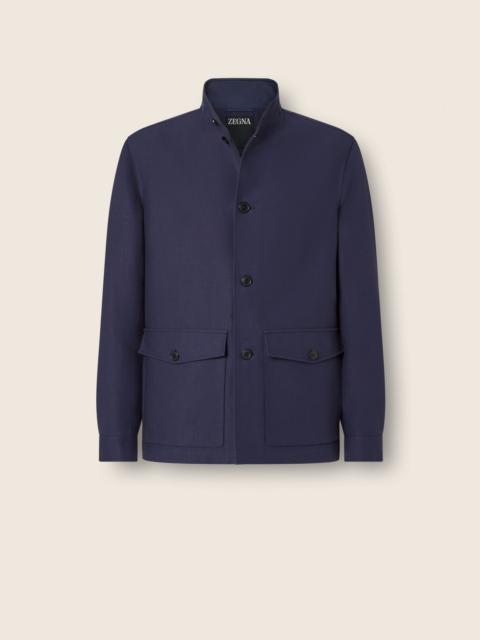 ZEGNA COTTON AND HEMP CHORE COAT