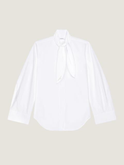 Givenchy COCOON SHIRT IN POPLIN WITH BOW