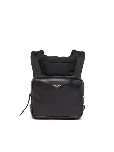 Prada Leather backpack with hood