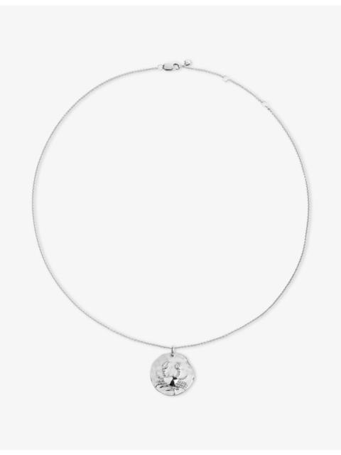MONICA VINADER Cancer Zodiac Sterling-Silver Pendant Necklace