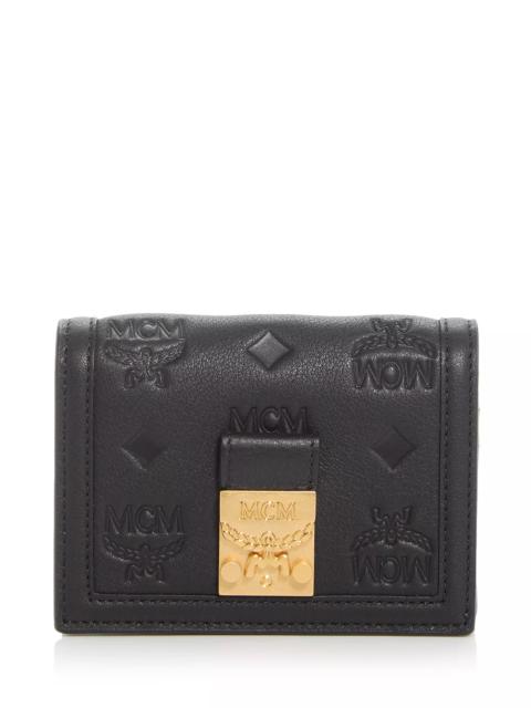 MCM Tracy Embossed Monogram Small Leather Wallet