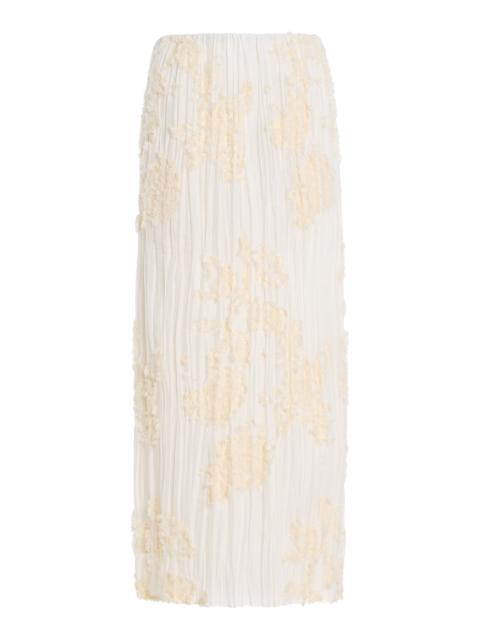 KALLMEYER Esse Plisse Skirt ivory