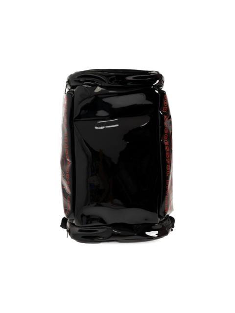 Diesel patent logo-print backpack