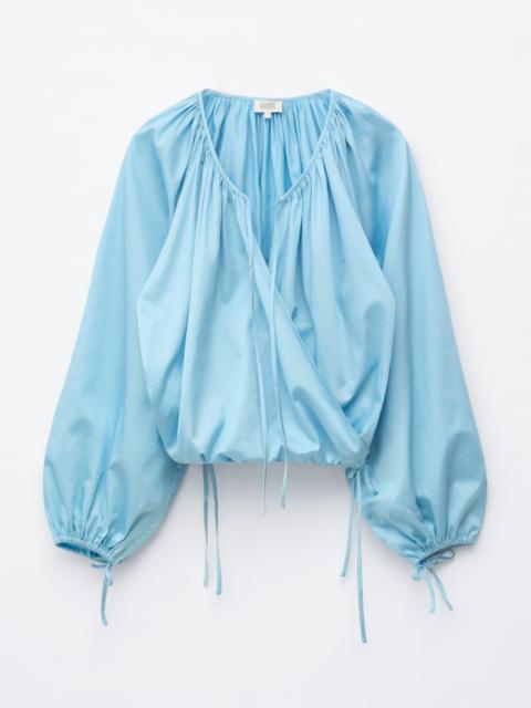 & Other Stories Wrap Cotton Blouse
