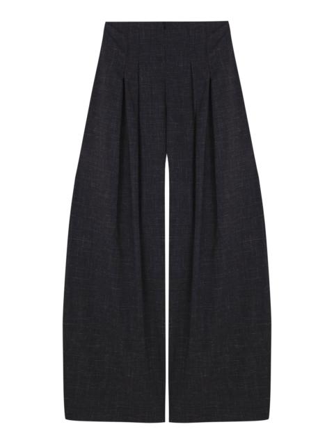 cortana Tiempo Wool-silk Wide Leg Pants