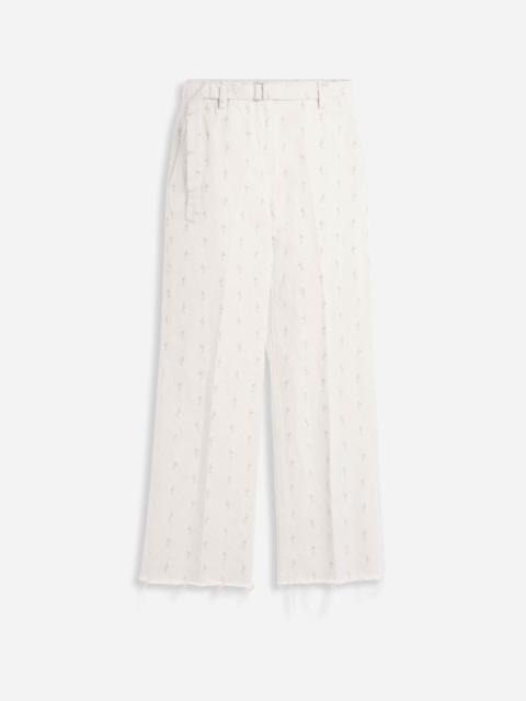 Lanvin DENIM PANTS WITH EMBROIDERY
