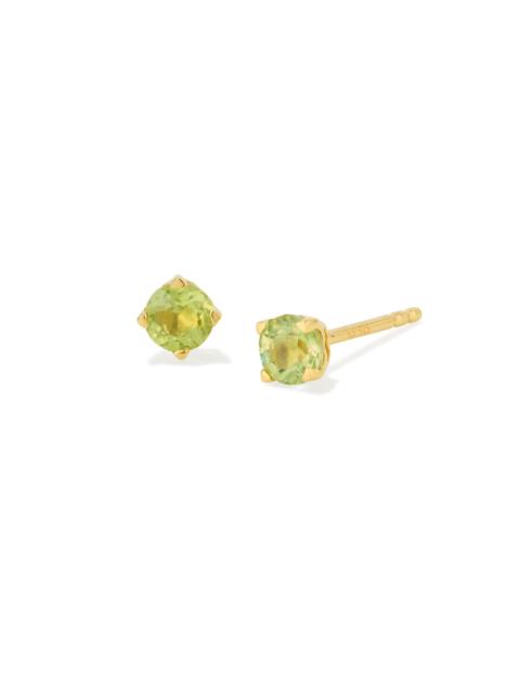 KENDRA SCOTT Maisie 18k Yellow Gold Vermeil August Stud Earrings
