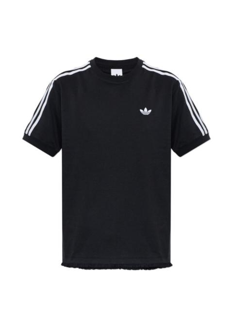 adidas ruffle-trim T-shirt