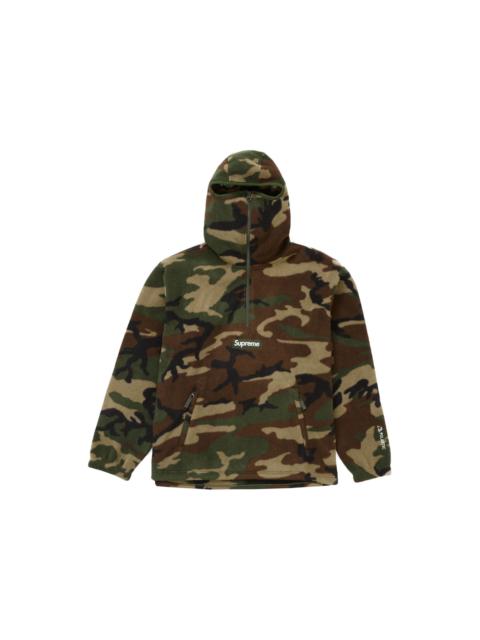 Supreme Supreme Polartec Facemask Half Zip Pullover Woodland Camo