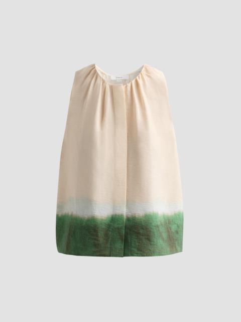 Vince Women's Dip-Dye Sleeveless Top - Porcelain Herba