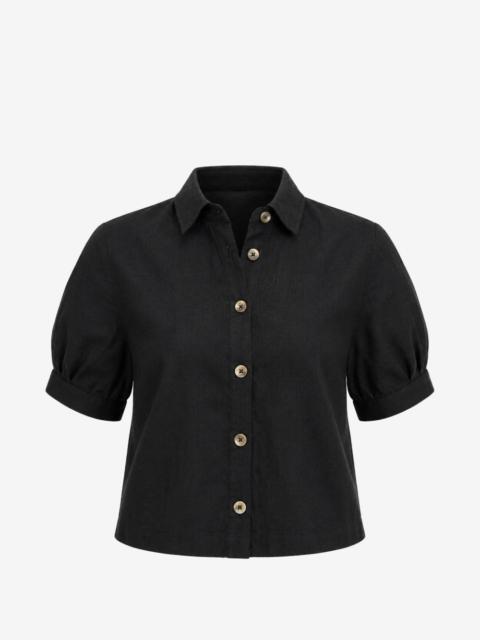 DL1961 Montauk puff-sleeve shirt