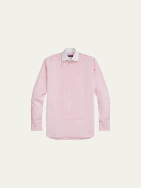 Ralph Lauren Men's Pleated French-Cuff Tuxedo Shirt