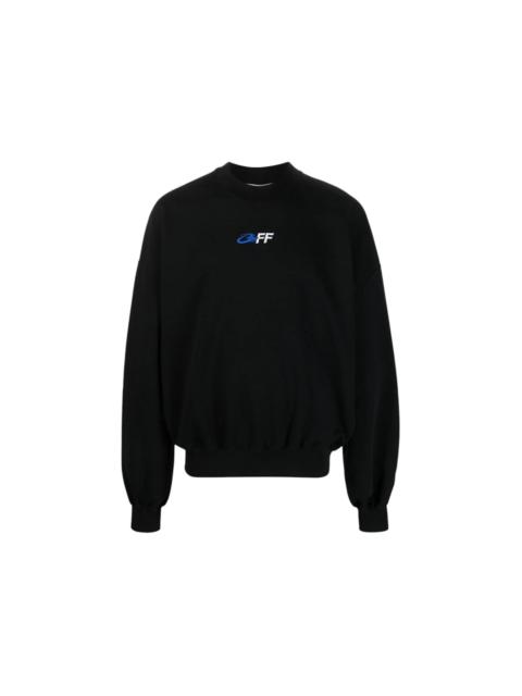 Off-White OFF-WHITE Exact Opposite Boxy Fit Sweatshirt Black