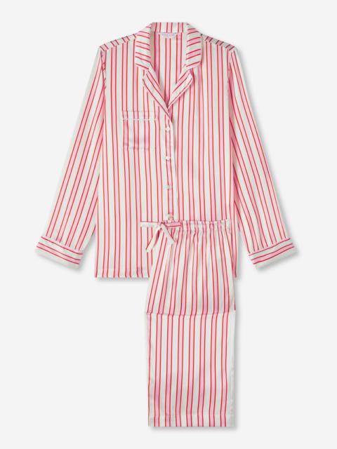Derek Rose Women's Pyjamas Brindisi 81 Silk Satin Pink