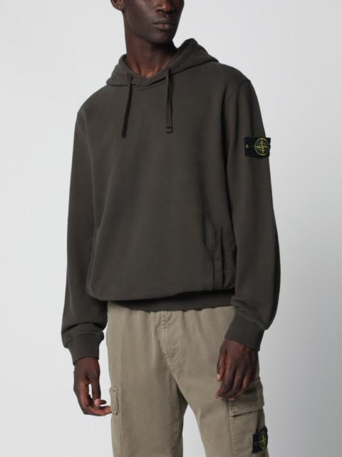 Stone Island Grey cotton crewneck sweatshirt