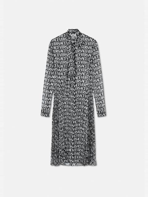 Versace Allover Midi Shirt Dress