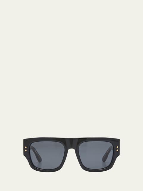 GUCCI Men's Oversized Rectangle Sunglasses