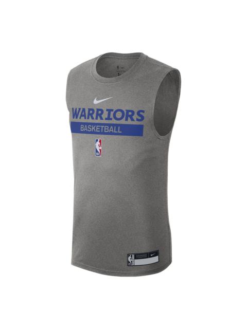 Nike Nike x NBA Golden State Warriors Training Jerseys 'Grey' DR6765-063