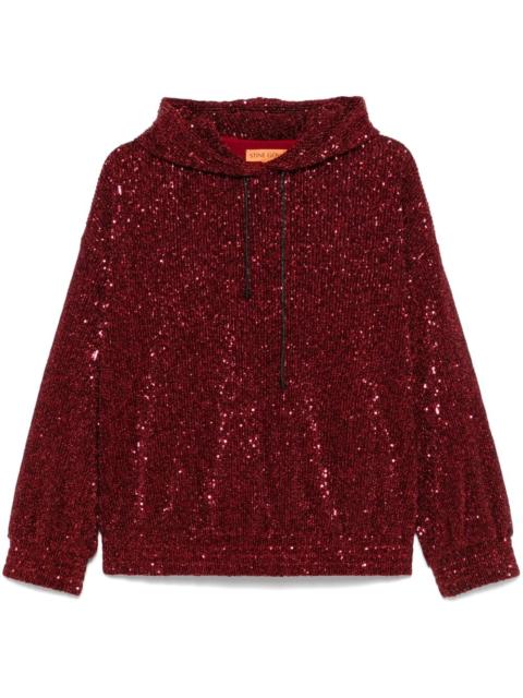 STINE GOYA sequin-embellished hoodie