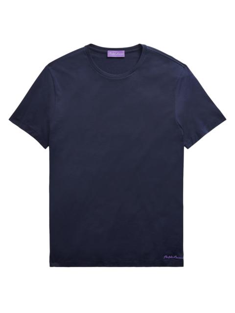 Ralph Lauren Men's Short-Sleeve Crewneck Cotton Tee - Classic Chairman Navy