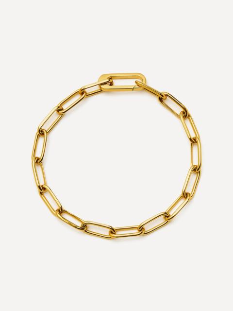 MISSOMA 18ct Gold-Plated Classic Paperclip Chain Bracelet