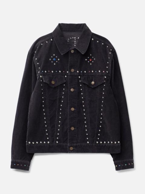 NEEDLES STUDDED JEAN JACKET