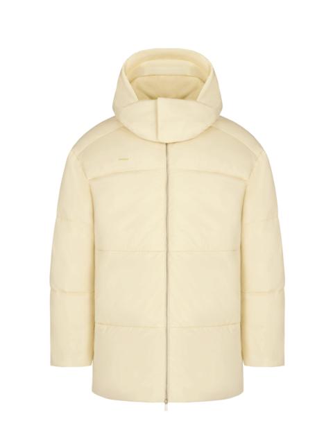PANGAIA Womens Flower-Warmth Recycled Nylon Long Puffer - Rind Yellow