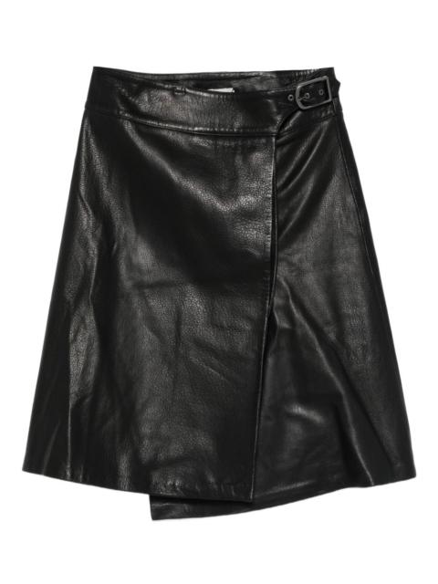 SIMKHAI wrap midi skirt