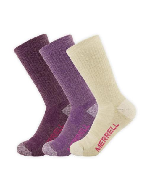 MERRELL Trekker Outdoor Crew Sock 3 Pack