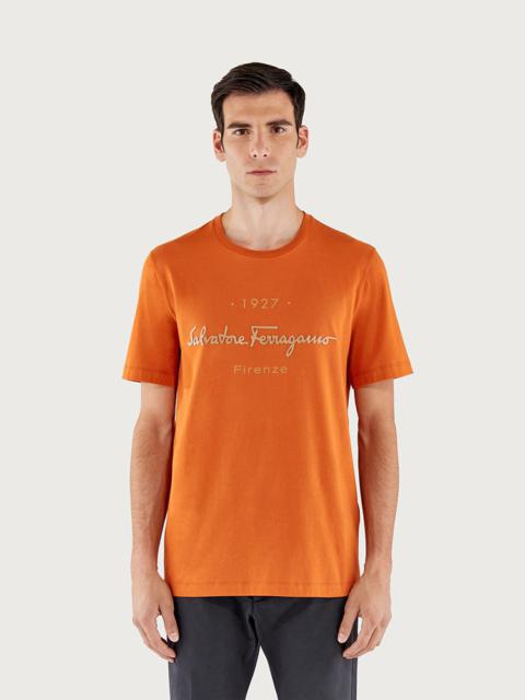 FERRAGAMO 1927 SIGNATURE T-SHIRT