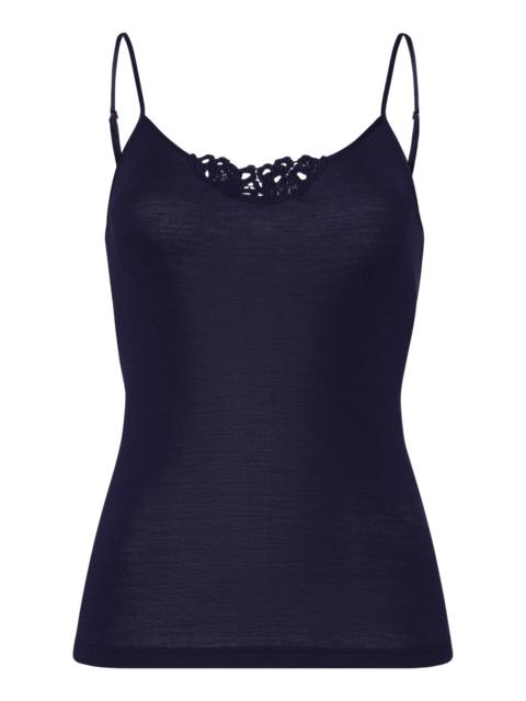 HANRO Woolen Silk W Wool and Silk Embroidered Camisole
