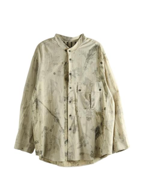 Ziggy Chen abstract-print cotton shirt