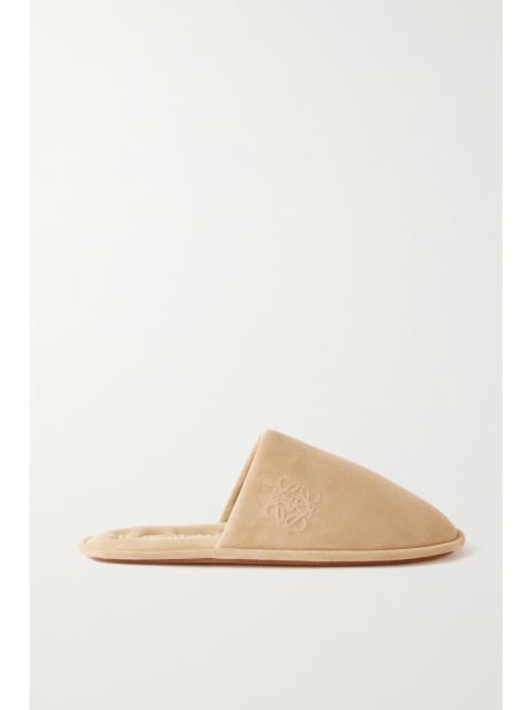 Loewe Suede Slippers