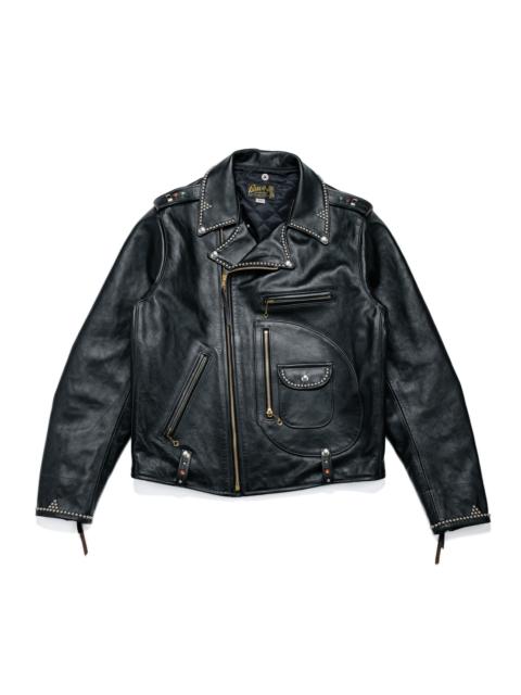 The Real McCoys BJ24101 Buco J-24 Smoky Jim Leather Jacket Black